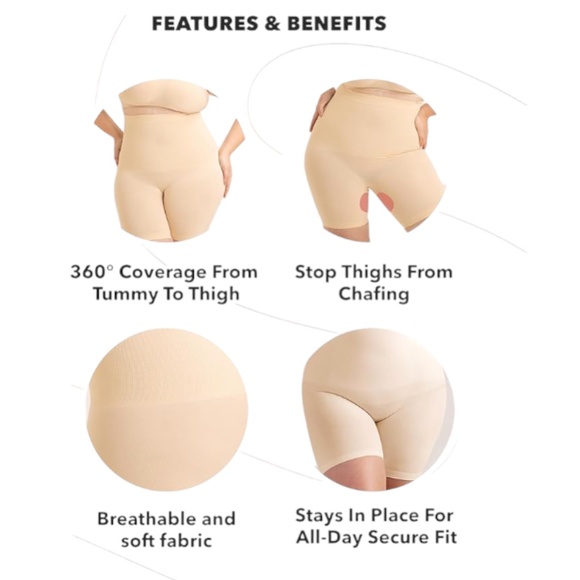 NEW SHAPERMINT All Day Every Day High Waisted Shapewear Size Large - Picture 2 of 5